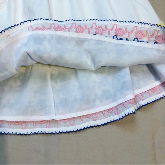 NWT J. Crew Factory Size 4-5 XS White Embroidered Hem Skirt - Picture 3 of 6